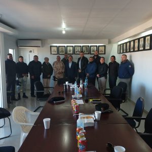Preside el Alcalde Lorenzo Choby Villegas reunión de mesa de Seguridad.